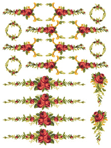 Iron Orchid Designs/IOD Petite Fleur Red Paint Inlay