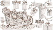 Load image into Gallery viewer, IOD Santa&#39;s Sleigh Holiday Mould Iron Orchid Designs
