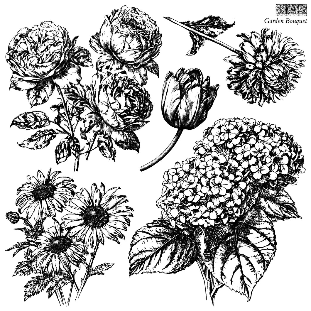 Garden Bouquet_IOD_Stamp_Iron Orchid Designs