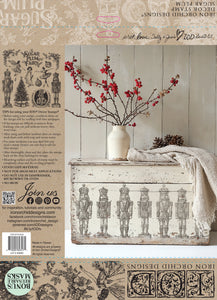 IOD Sugar Plum 12x12 Decor Stamp Iron Orchid Designs