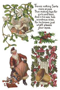 IOD Christmas Joy 8x12 Decor Transfer Iron Orchid Designs