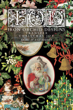 Load image into Gallery viewer, IOD Christmas Joy 8x12 Decor Transfer Iron Orchid Designs
