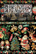 Load image into Gallery viewer, IOD Kitschy Christmas Holiday Transfers Iron Orchid Designs
