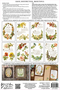 Iron Orchid Designs/IOD Lover of Flowers Decor Transfer