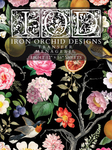 IOD Menagerie 12x16" Transfer Pad Iron Orchid Designs