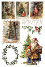 Load image into Gallery viewer, IOD Santa&#39;s Hollow 8x12 Decor Transfer Iron Orchid Designs
