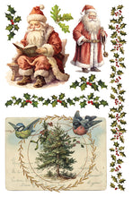 Load image into Gallery viewer, IOD Santa&#39;s Hollow 8x12 Decor Transfer Iron Orchid Designs
