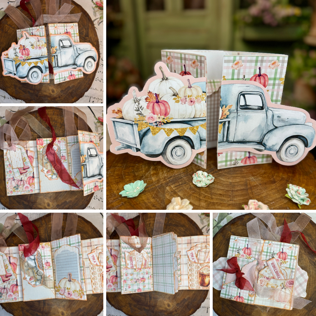It's Fall Y'all 3D Card Paper Craft Socials