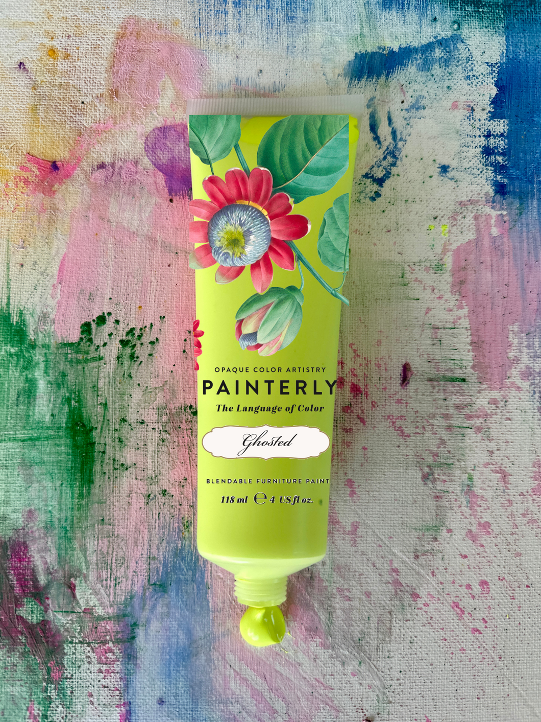 DIY Painterly Paint Ghosted by Debi's Design Diary