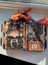Load image into Gallery viewer, The Book of Oddities &amp; Curiosities | Paper Craft Socials Halloween Junk Journal
