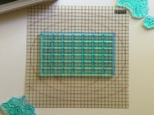Load image into Gallery viewer, Mini Thin Mount | Iron Orchid Designs | 6" × 6" Stamp Alignment Grid
