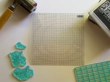 Load image into Gallery viewer, Mini Thin Mount | Iron Orchid Designs | 6" × 6" Stamp Alignment Grid
