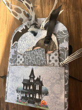 Load image into Gallery viewer, Moody Manor Hidden Tag Folio Card Paper Craft Socials
