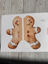 Load image into Gallery viewer, Gingerbread Dreams 3-D Holiday Folio Card
