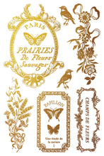Load image into Gallery viewer, Papillon IOD Gilded Foil  8x12 Transfer
