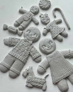 IOD Ginger and Spice 6x10 Christmas Holiday Mould