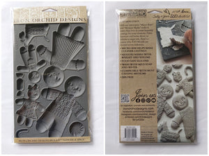 IOD Ginger and Spice 6x10 Christmas Holiday Mould