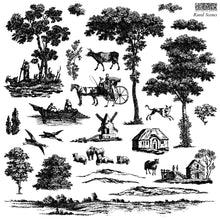 Load image into Gallery viewer, IOD Rural Scenes 12x12 Decor Stamp

