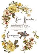 Load image into Gallery viewer, Flowers by the Poets 12x16 IOD Transfer_Iron Orchid Designs
