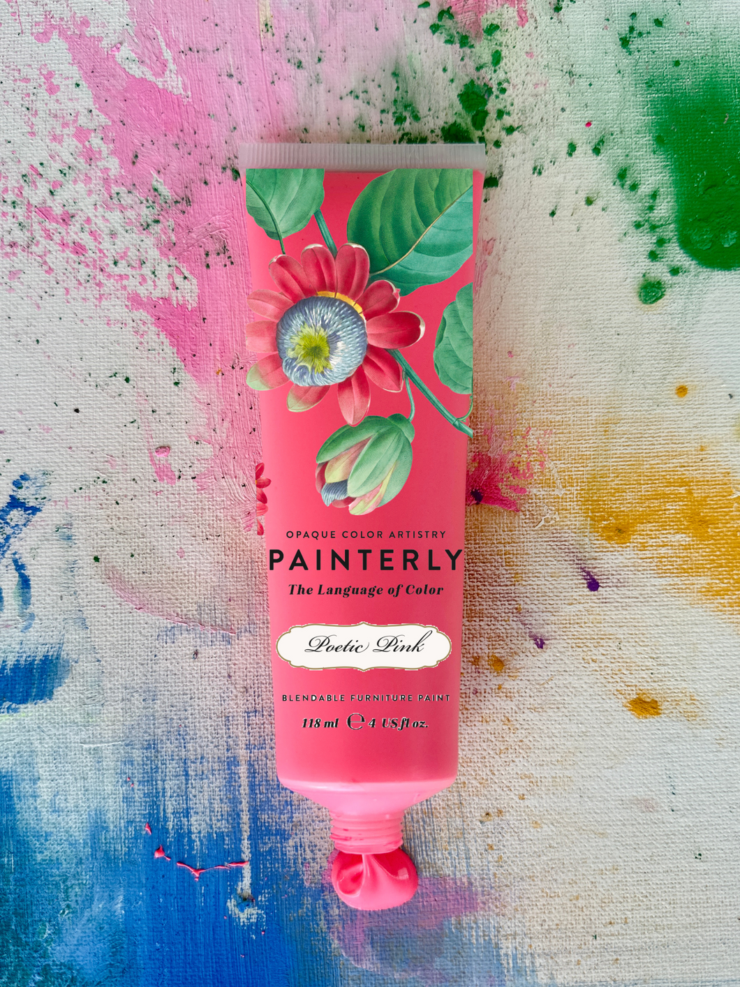 DIY Painterly Paint Poetic Pink by Debi's Design Diary