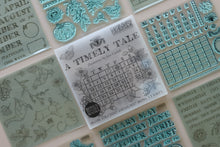Load image into Gallery viewer, Iron Orchid Designs A Timely Tale Mini Decor Stamp featuring planner, calendar, floral, and woodland designs by Jane Carkhill

