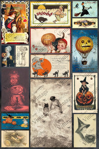 JRV Vintage Halloween Decoupage Paper