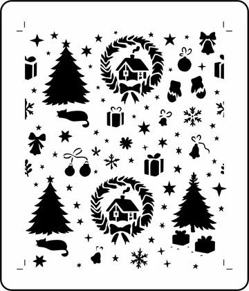 JRV Yule Tide Wallpaper Jami Ray Vintage