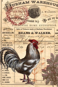 Red Rooster Roycycled Treasure Decoupage Paper #4