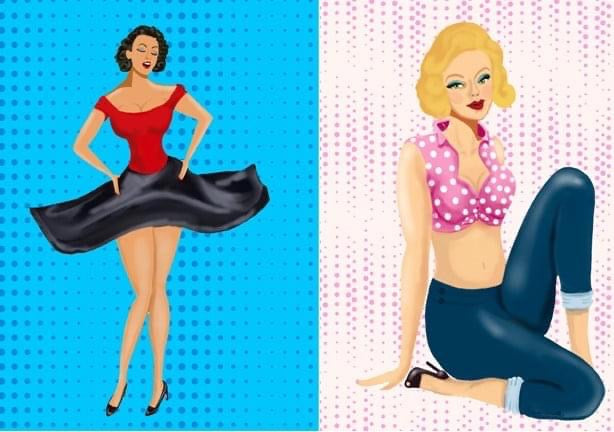 Paper Doll Pinups