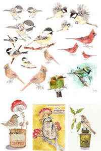 Roycycled Catalog of Birds Decoupage Paper by Lexi Grenzer