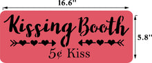 Load image into Gallery viewer, Kissing Booth | JRV Stencils
