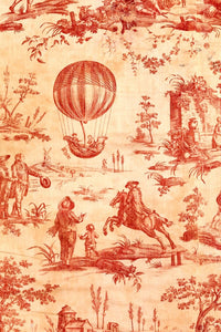 Red Toile Roycycled Treasures Decoupage Paper #62