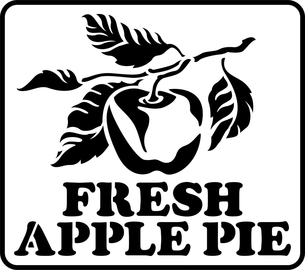 Fresh Apple Pie | JRV Stencils