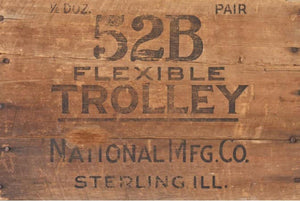 Wood Crate "Trolley"