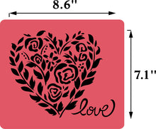 Load image into Gallery viewer, Two Hearts Set | JRV Stencils
