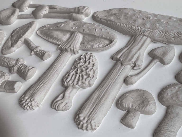 Iron Orchid Designs  Toadstool  6x10 Decor Mould IOD Mushrooms