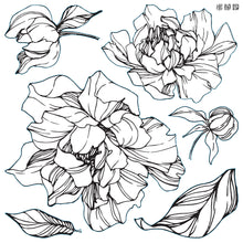 Load image into Gallery viewer, Peonies IOD 12x12 Decor Stamp

