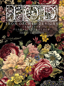 Floral Anthology IOD 12x16 Transfer Pad
