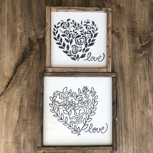 Two Hearts Set | JRV Stencils