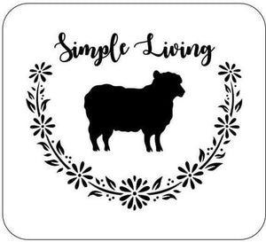 Simple Living | JRV Stencils