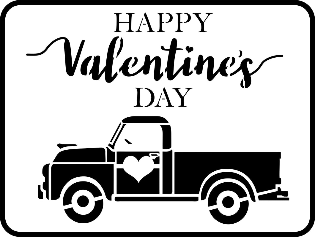 Valentine's Truck | JRV Stencils
